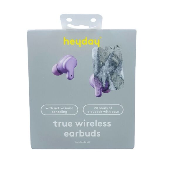 heyday True Wireless Ear Buds / Case - Lavender - Picture 2 of 3